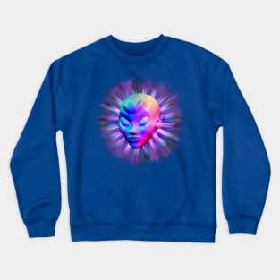 Alien Psychedelic Meditation Crewneck Sweatshirt